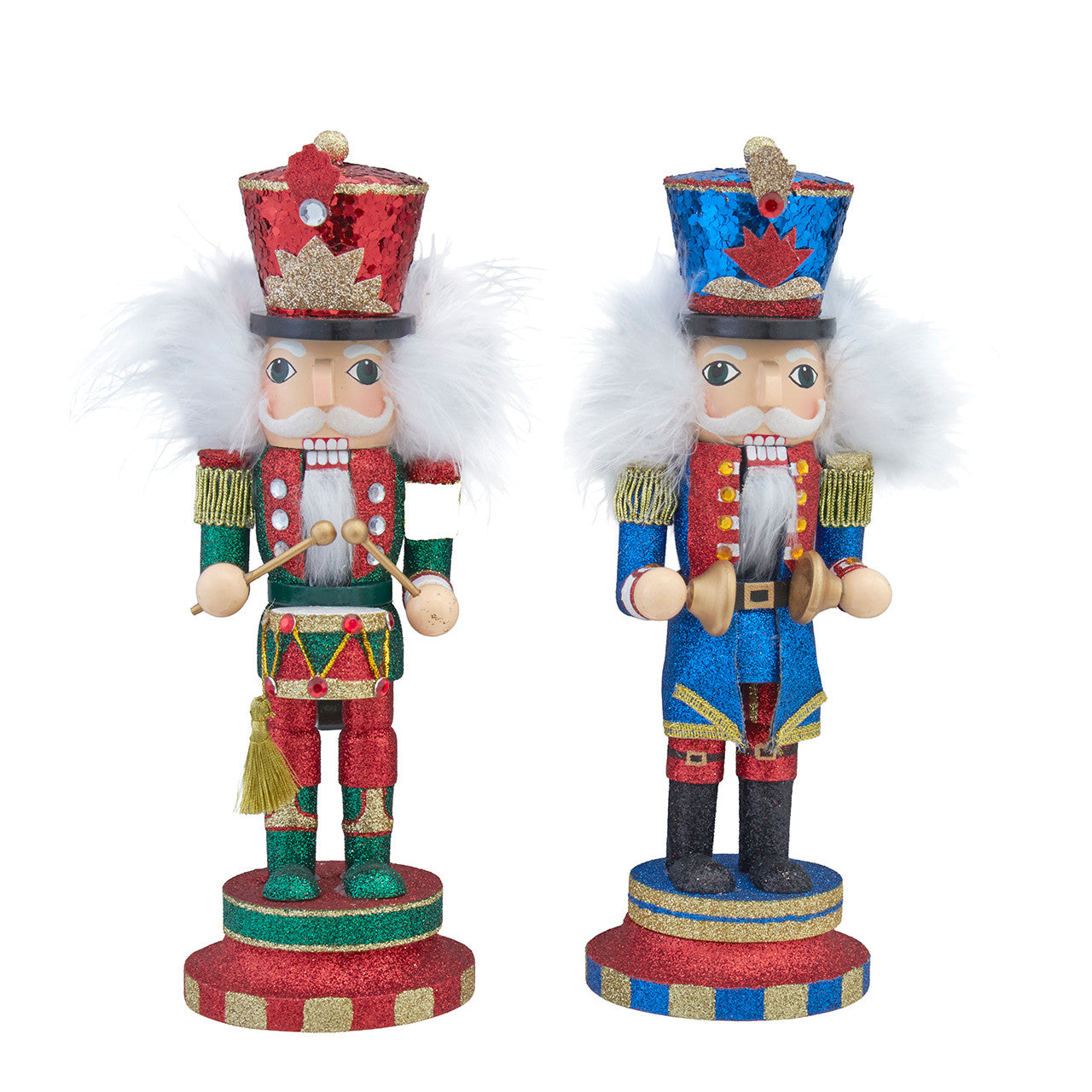 10" Hollywood Nutcrackers™ Nutcracker With Instrument, 2 Assorted
