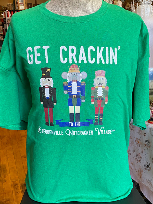 "Get Crackin'" Steubenville Nutcracker Village T-Shirt