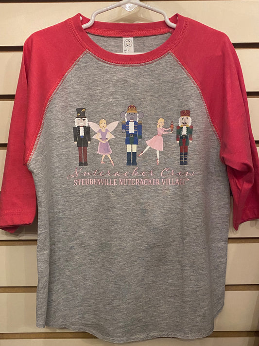 Nutcracker Crew Kids Raglan Shirt