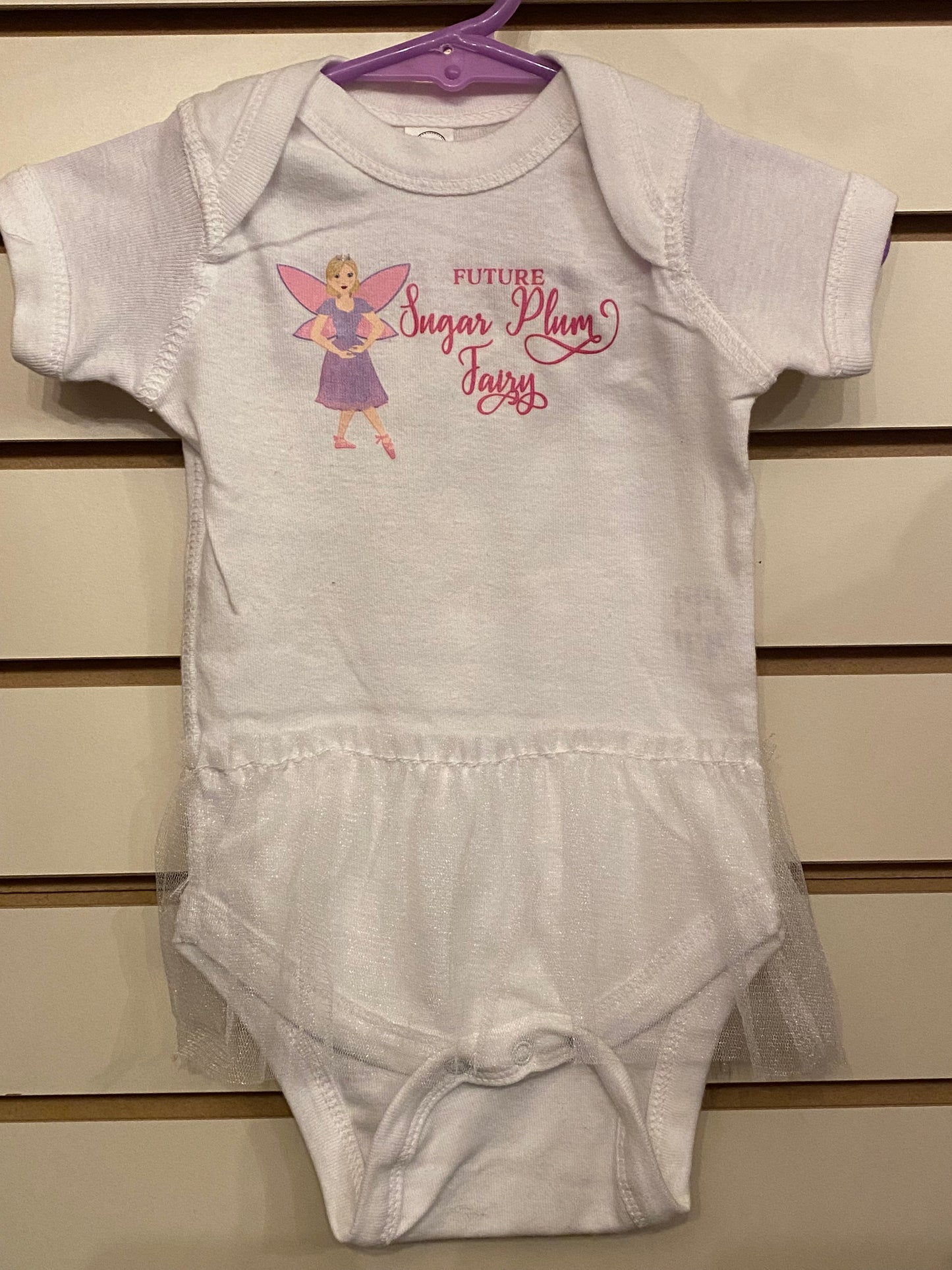 Onesie Tutu "Future Sugar Plum Fairy"