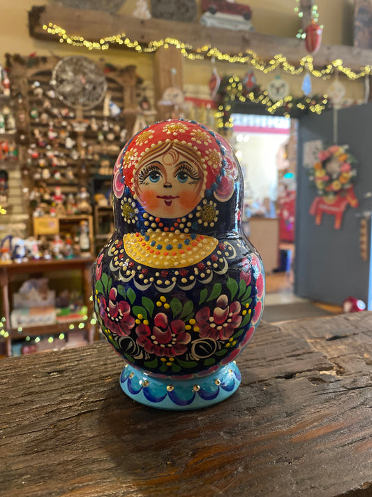 Russian Nesting Doll - Large, multi-colored