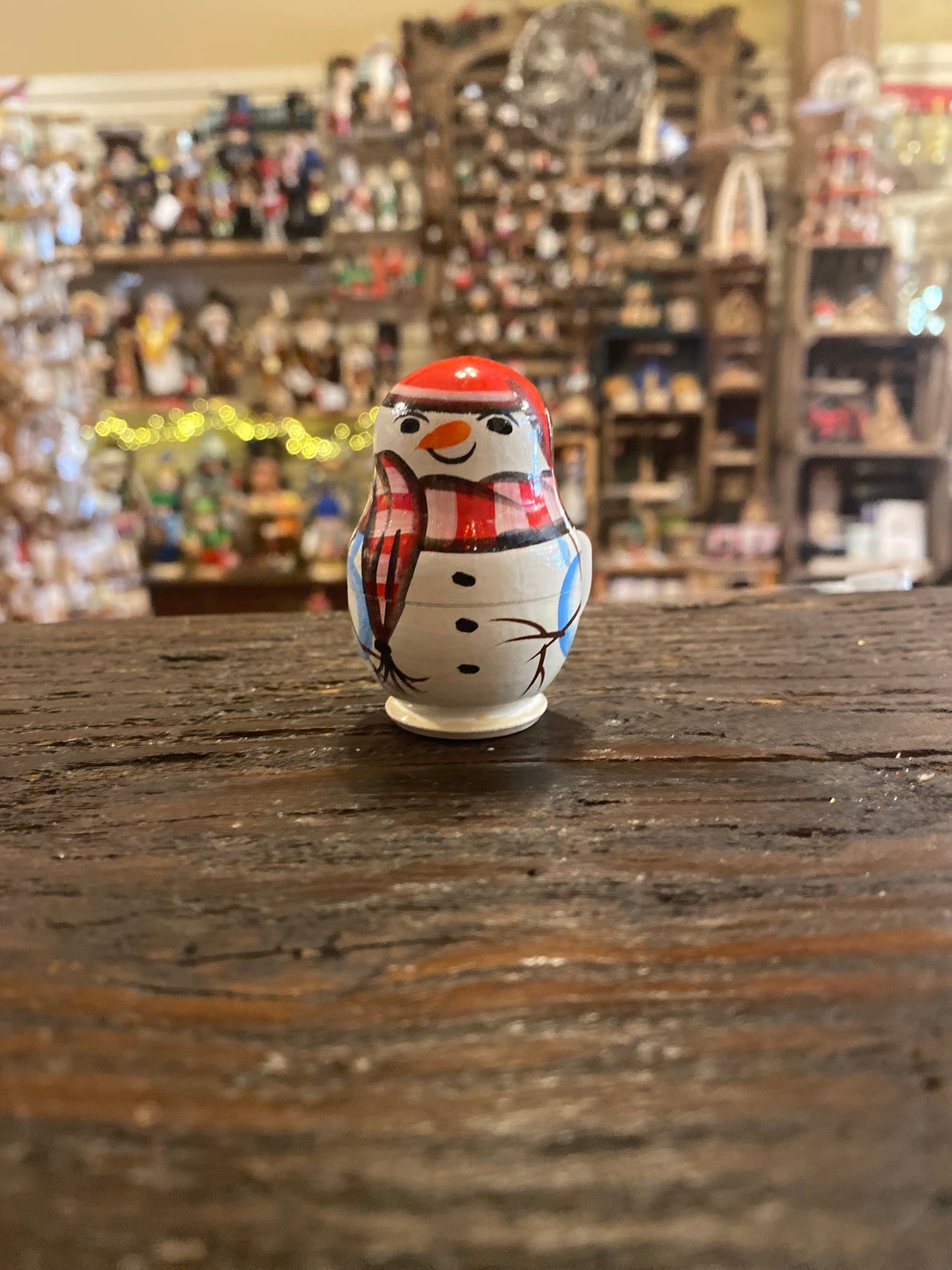 Small Snowman Nesting Doll