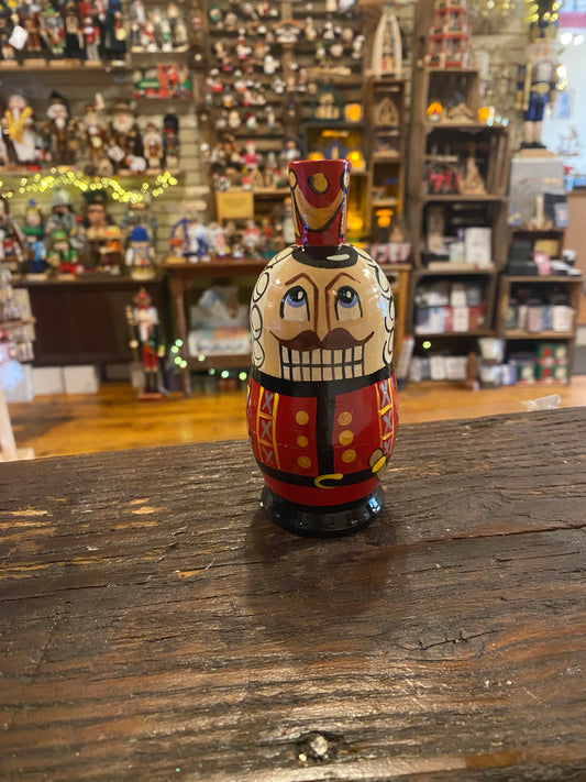 Nutcracker Looking Upwards Nesting Doll - medium