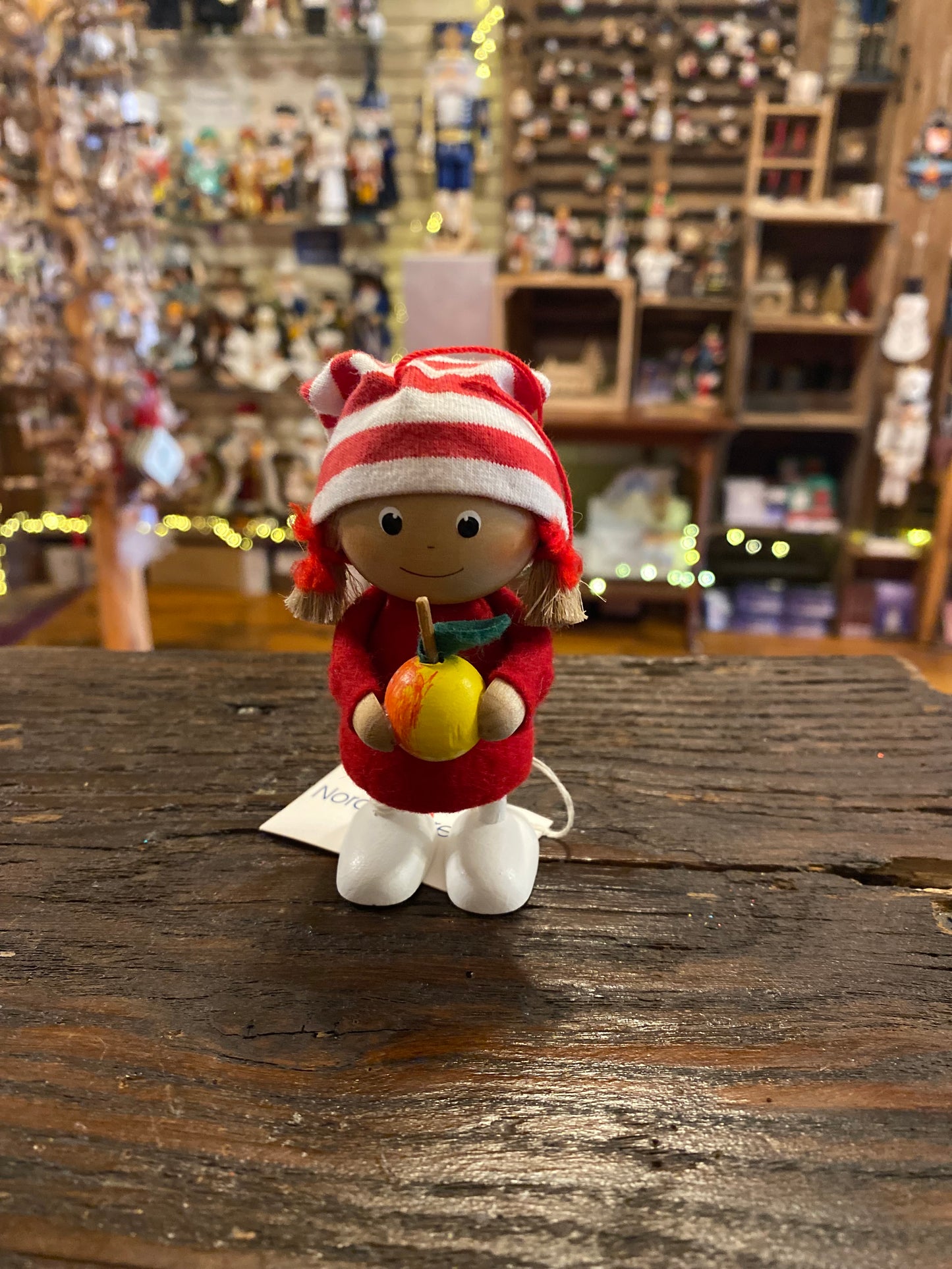 Boy or Girl Gnome with Apple
