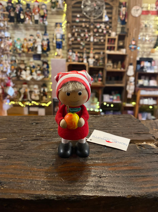 Boy or Girl Gnome with Apple