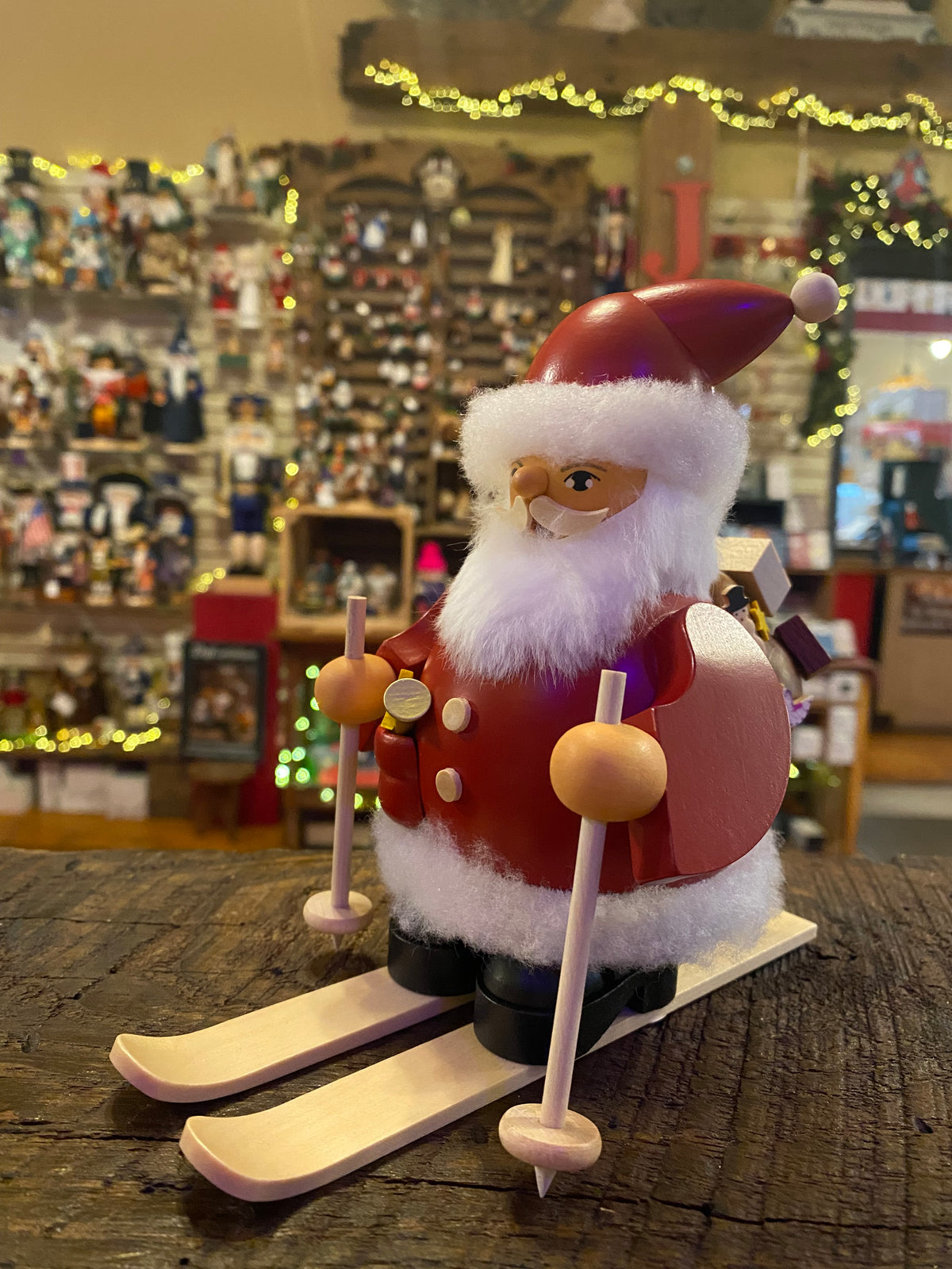 Santa Claus on Skis German Smoker