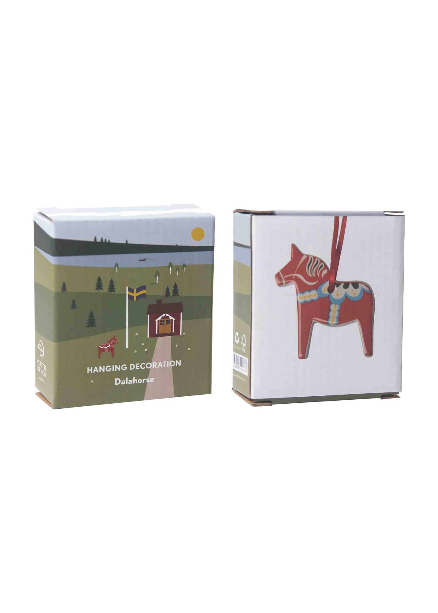 Ceramic Dala Horse Ornament
