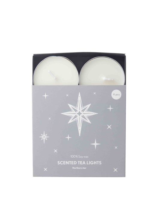 Scented Tealights Northern Star Large 4-pcs