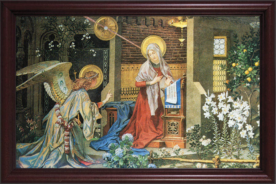 The Annunciation of St. Gabriel Framed Art