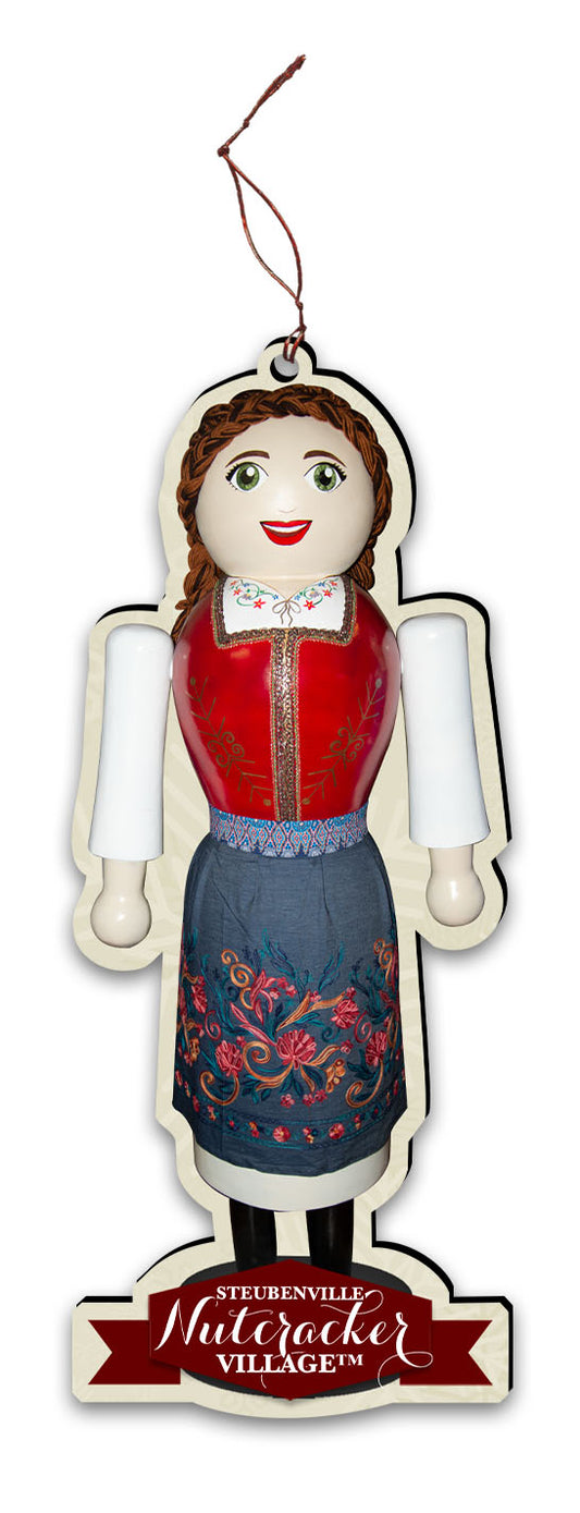 Stana, Serbian Woman Nutcracker Replica Ornament