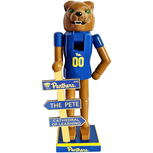 12″ University of Pittsburgh Panthers Mascot Nutcracker
