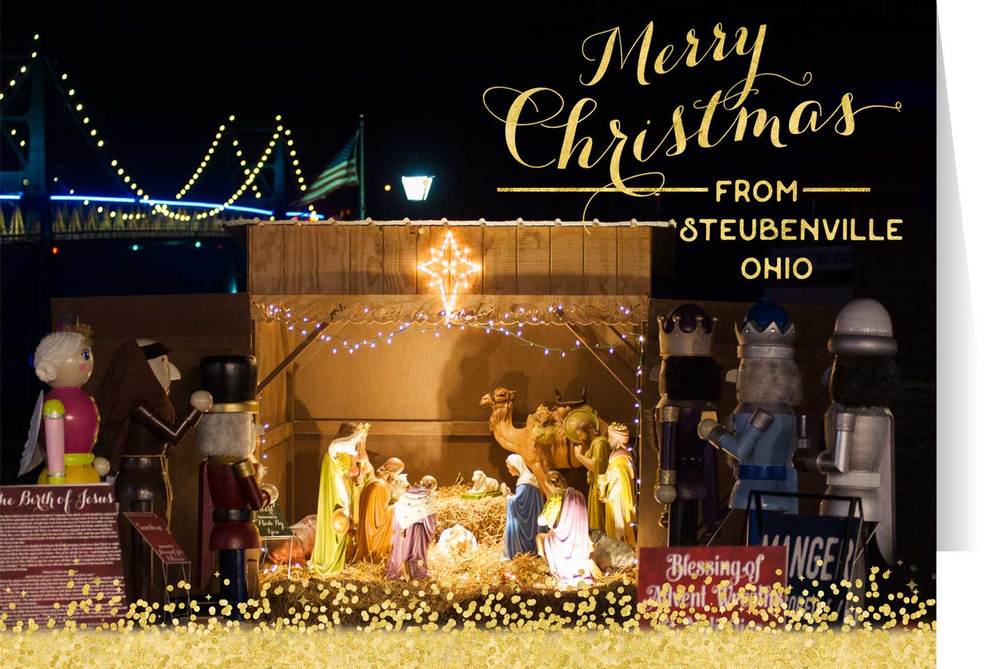 Steubenville Nutcracker Village Nativity Scene Christmas Cards (Box of 25)