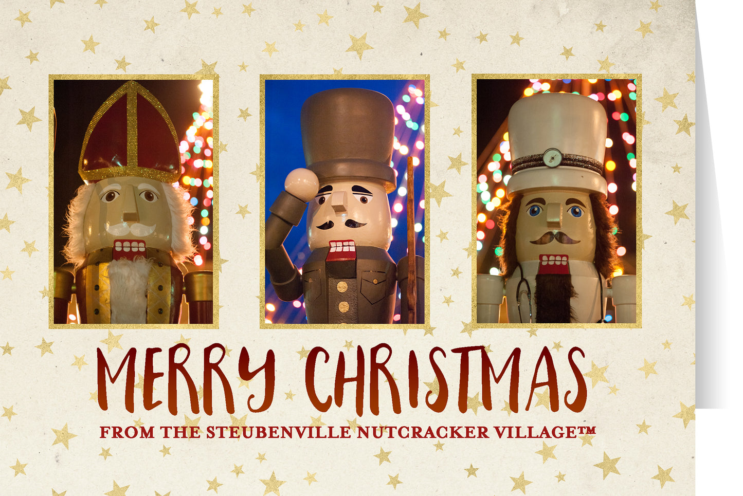 Merry Christmas Nutcracker Trio Christmas Cards (Box of 25)