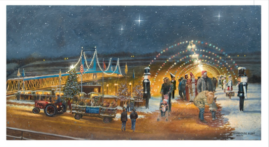 Making Christmas Memories Paper Print by Dave Barnhouse