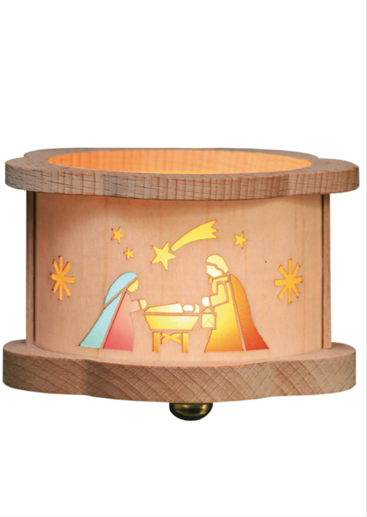 Richard Glaesser Tea light "Luminary" - Nativity