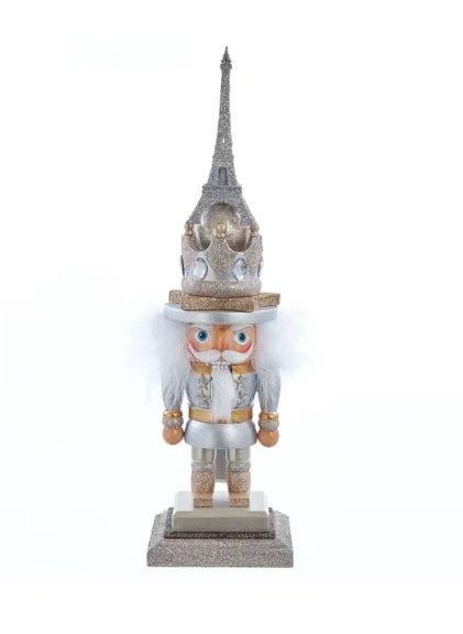 15.75" Hollywood Nutcrackers™ Paris Hat Nutcracker