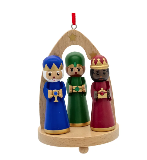 Three Kings Triptych Ornament
