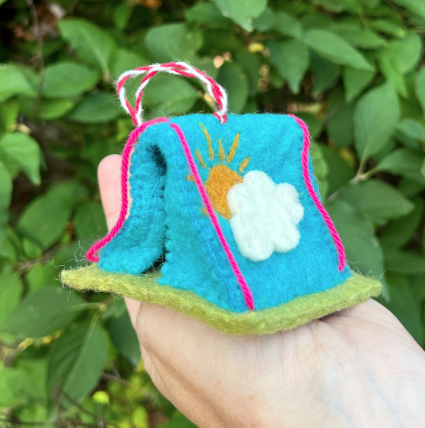 Tent Ornament, Felt Wool