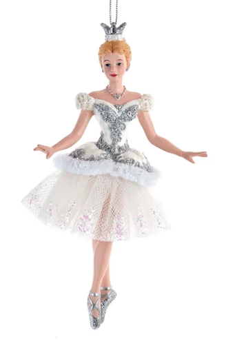 Nutcracker Suite Snow Queen Ballerina Ornament