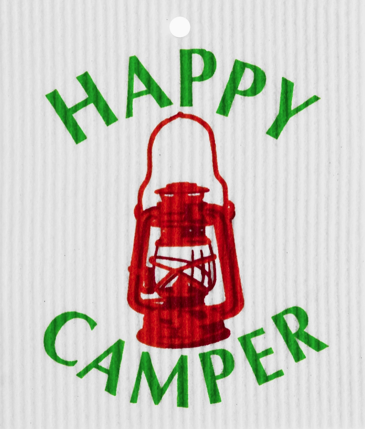 Happy Camper Wash Towel By Harry W. Smith