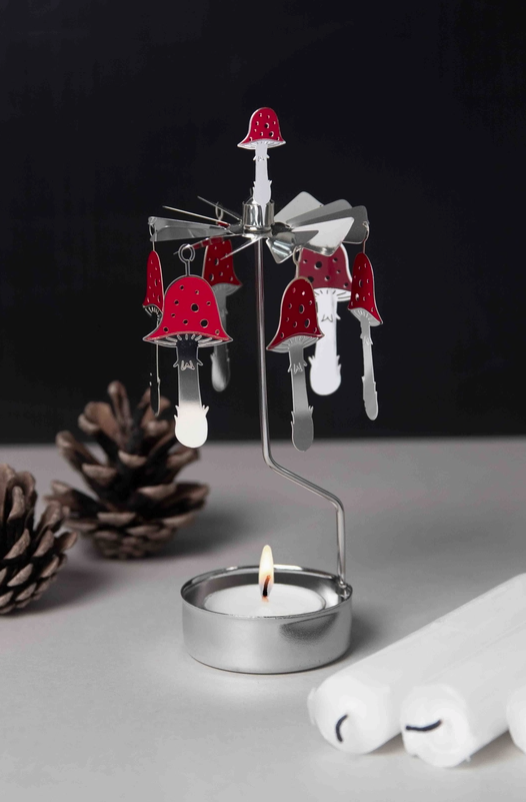 Rotary Candleholder, Mushroom