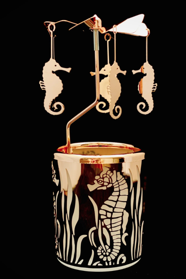 Majestic Seahorse Rotary Candleholder