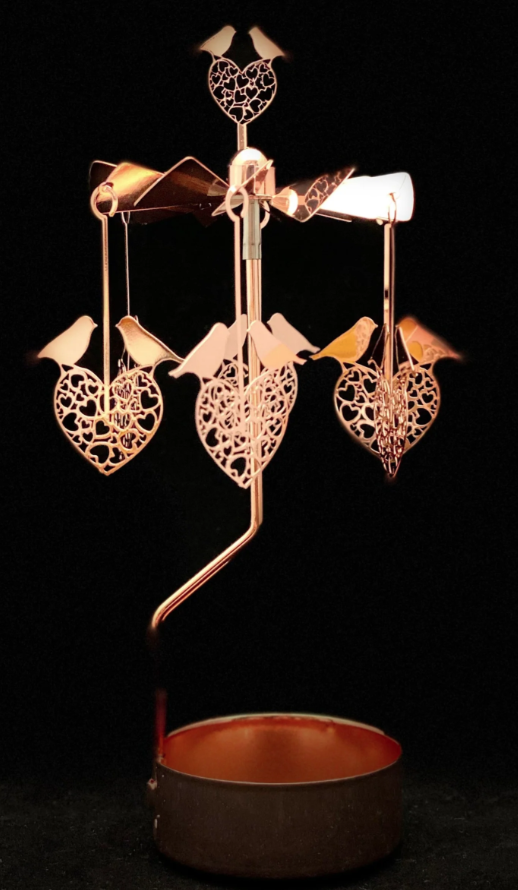 Lovebirds Rotary Candleholder