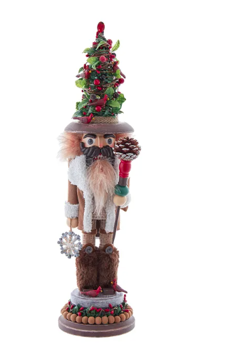 19" Hollywood Nutcrackers™ Battery Operated LED Birch Berries Nutcracker