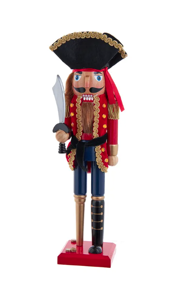 15" Pirate Nutcracker