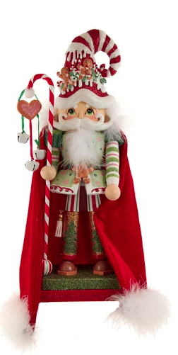 15" Hollywood Nutcrackers™ Gingerbread Candy Santa Nutcracker