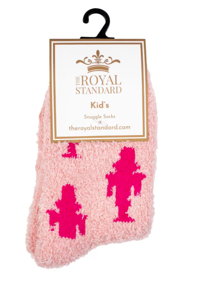 Kid's nutcracker snuggle socks - pink