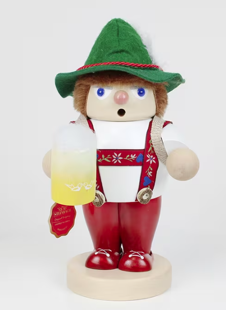 Steinbach Wooden Big Smoker Nutcracker, Bavarian Hiker - Thumbnail 3