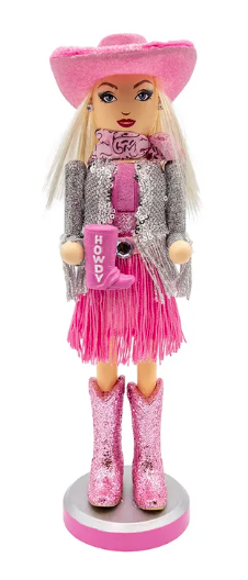 12" Honky Tonk Cowgirl Nutcracker
