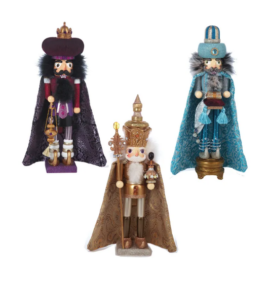 18" Hollywood Nutcrackers™ Three Kings Nutcrackers, 3 Assorted
