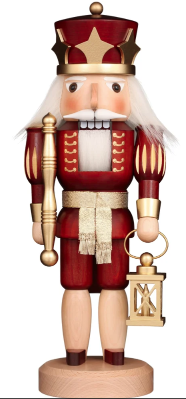 Prince German Nutcracker, natural/gold