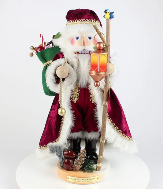 18.5" Cozy Woodland German Santa Nutcracker