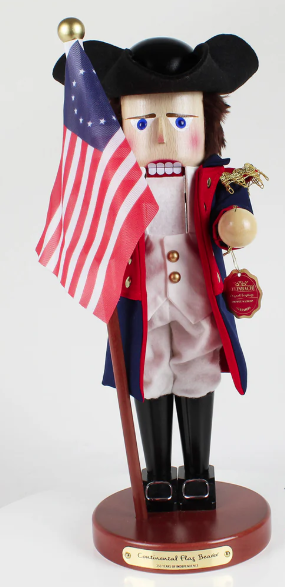Continental Flag Bearer German Nutcracker