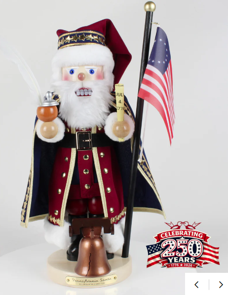 Pennsylvania Santa German Nutcracker