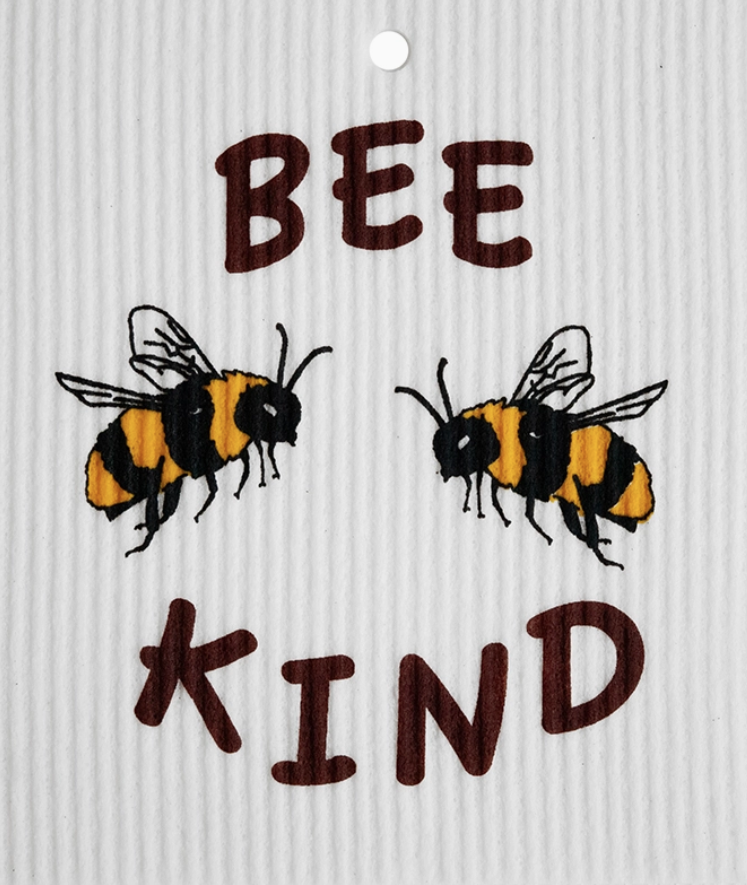 Swedish Wash Towel, Bee Kind By Harry W. Smith