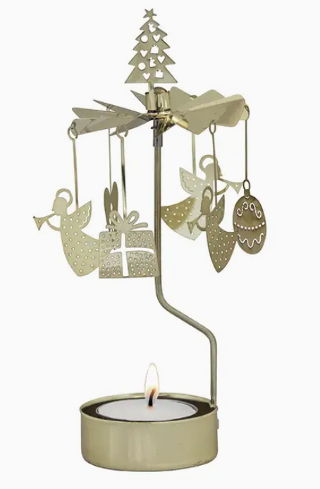 rotary candleholder - Christmas medley