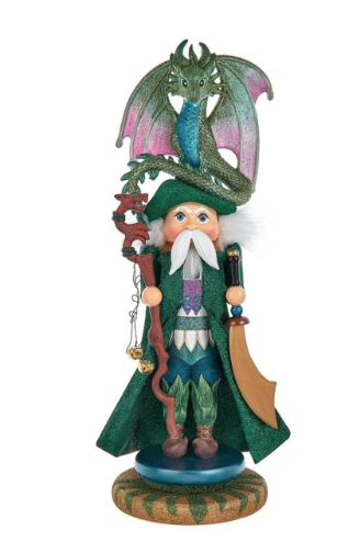 18" Hollywood Nutcrackers™ Wizard With Dragon Nutcracker
