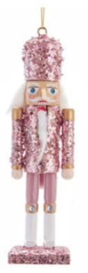 6" Pink, Blue, and Green Nutcracker Ornaments, 3 Assorted
