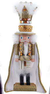 13" Hollywood Nutcrackers™ Purple, Gold & Red King Nutcrackers, 3 Assorted
