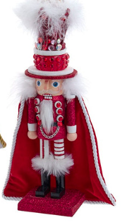 13" Hollywood Nutcrackers™ Purple, Gold & Red King Nutcrackers, 3 Assorted