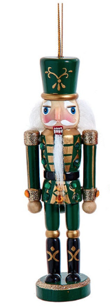 6“ Red, Blue & Green Nutcracker Ornaments, 3 Assorted