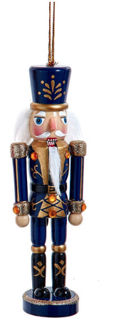 6“ Red, Blue & Green Nutcracker Ornaments, 3 Assorted
