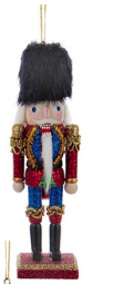 6" Nutcrackers With Glitter Ornaments, 6 Assorted