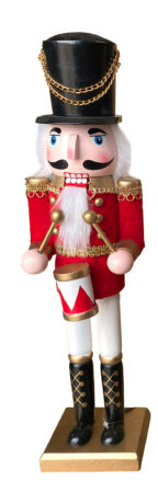 14″ Red Marching Band Nutcrackers, 3 Assorted