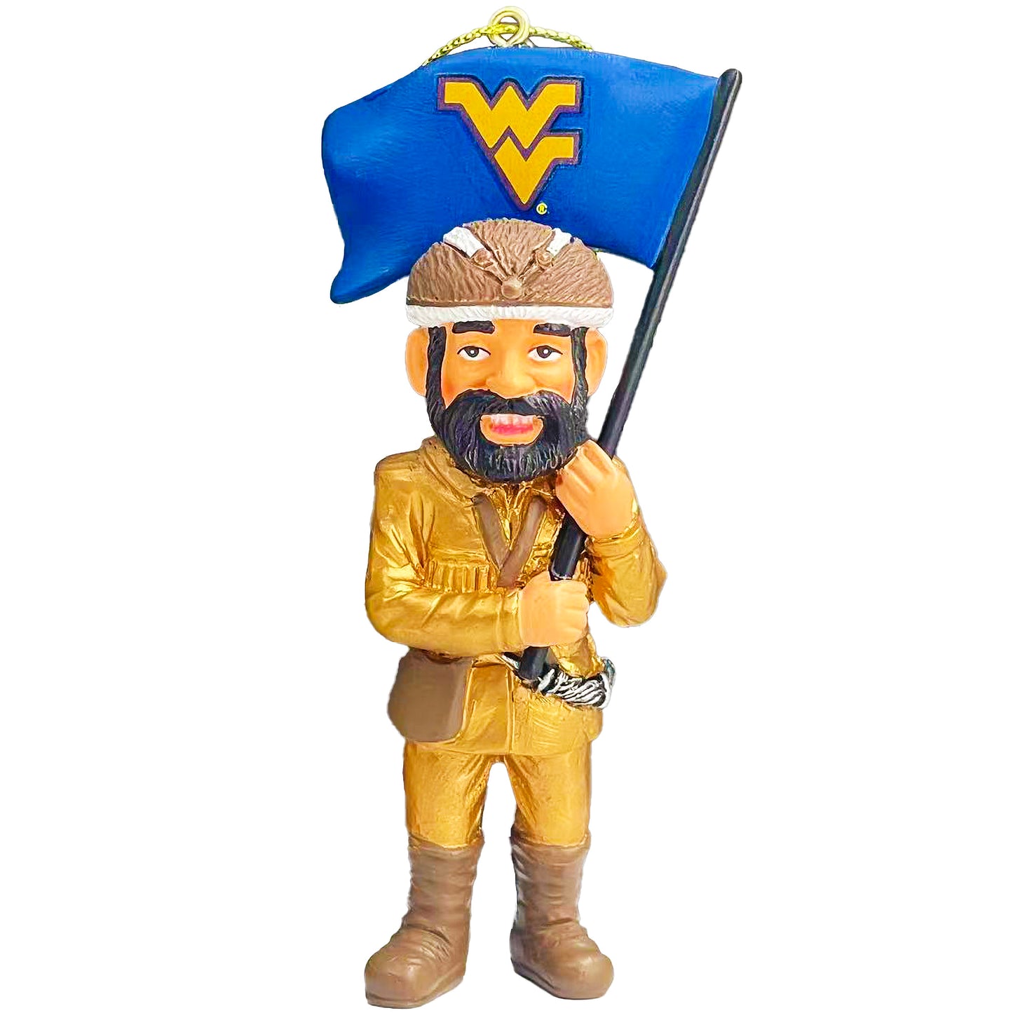 3.75″ West Virginia Mascot Ornament