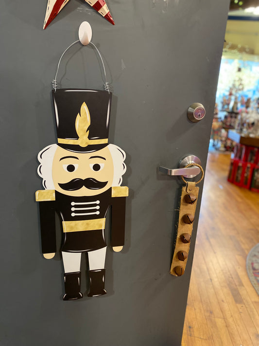 Nutcracker Outdoor Metal Art Doorhanger - 3 assorted